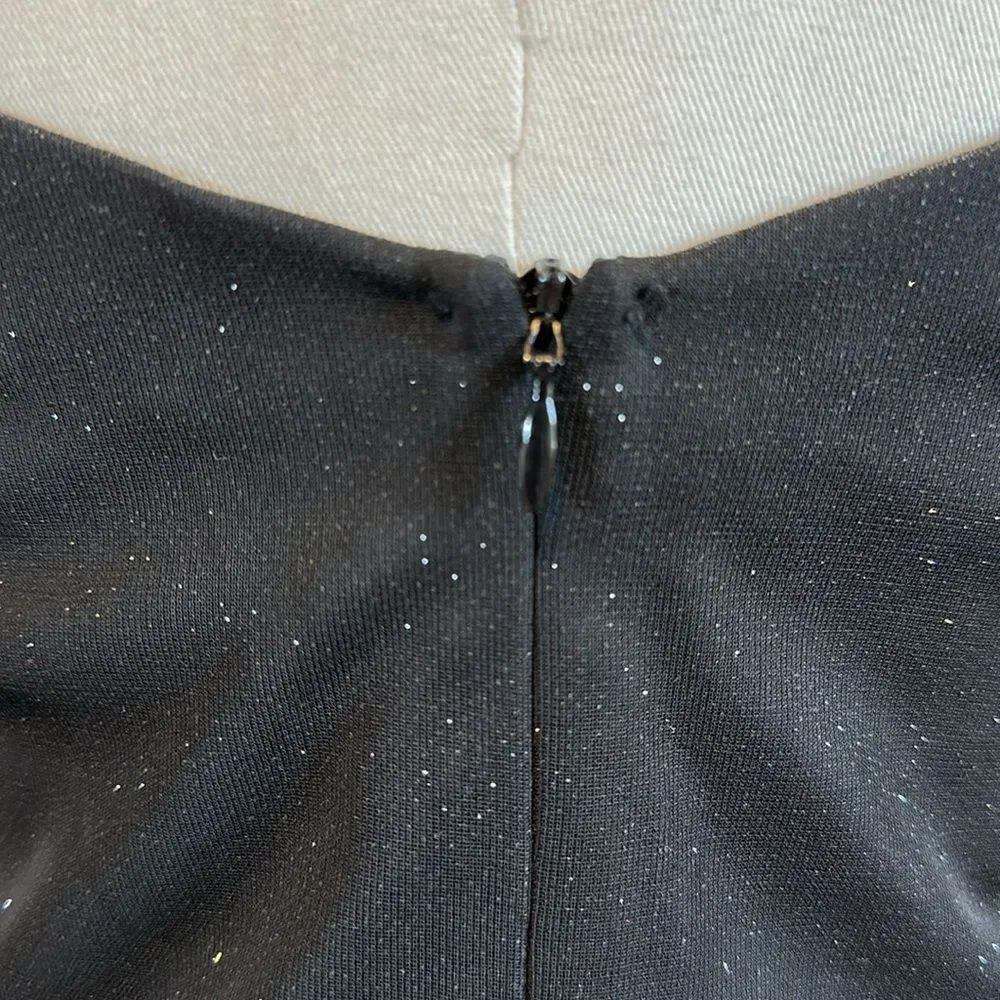 Vintage Jump apparel Elegant Black Halter Evening Dress size 9/10